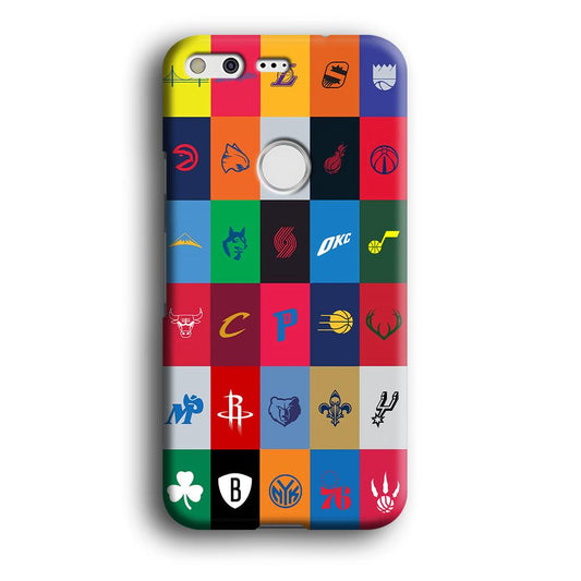 NBA Team Logos Google Pixel XL 3D Case-Xtracase