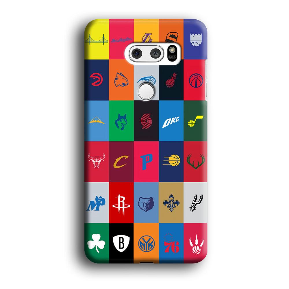 NBA Team Logos LG V30 3D Case-Xtracase
