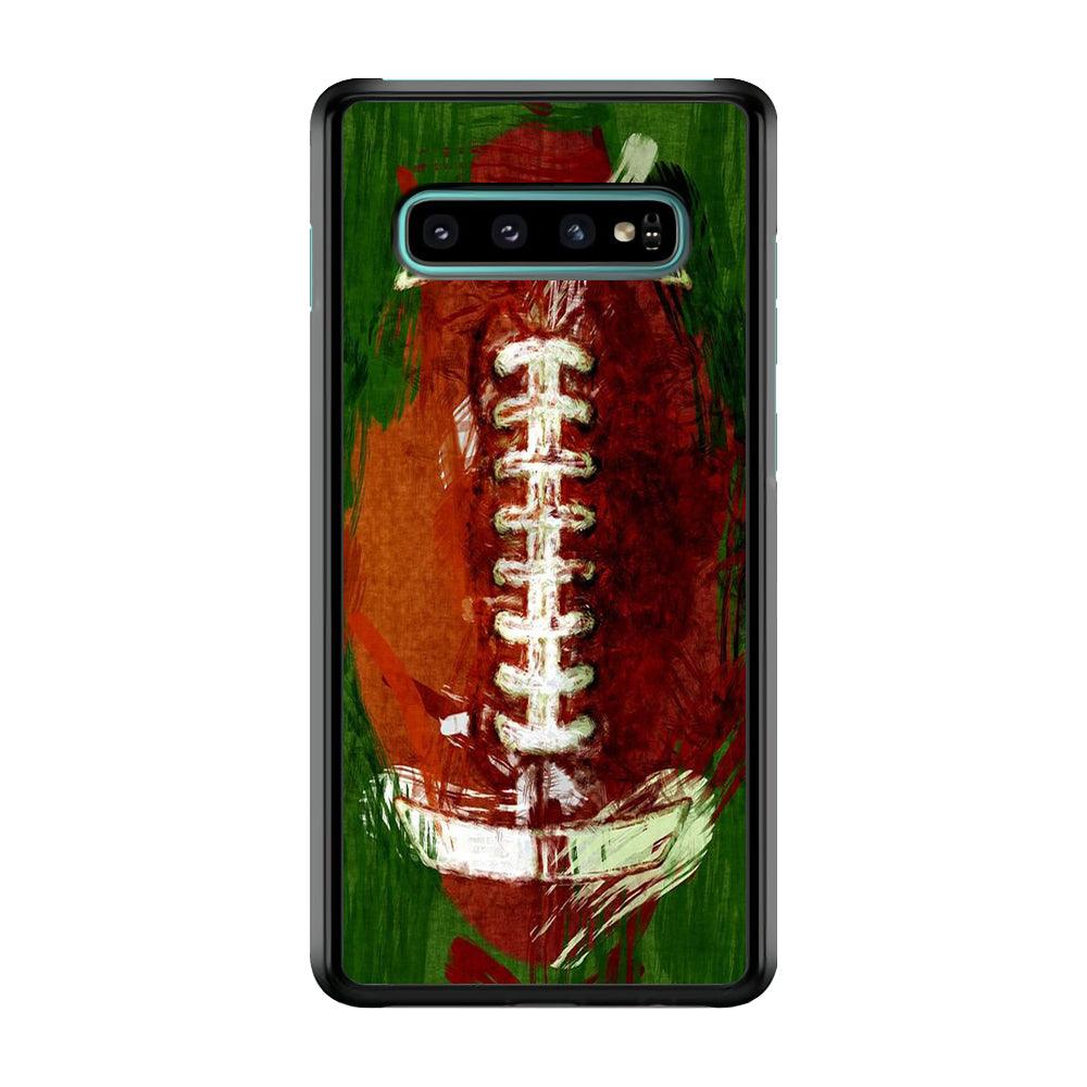 NFL American Football Art Samsung Galaxy S10 Case-Plastic / Full Wrap (3D Case)-Xtracase