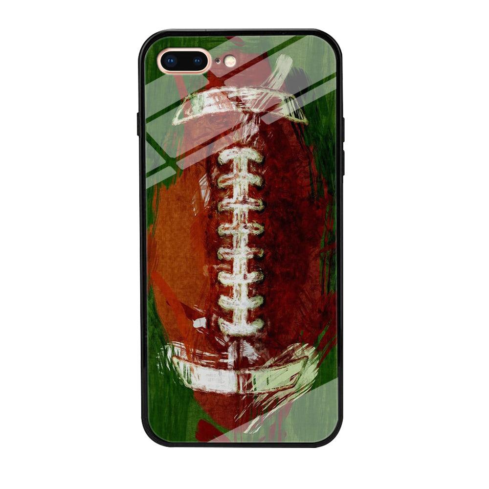 NFL American Football Art iPhone 8 Plus Case-Tempered Glass Case-Xtracase