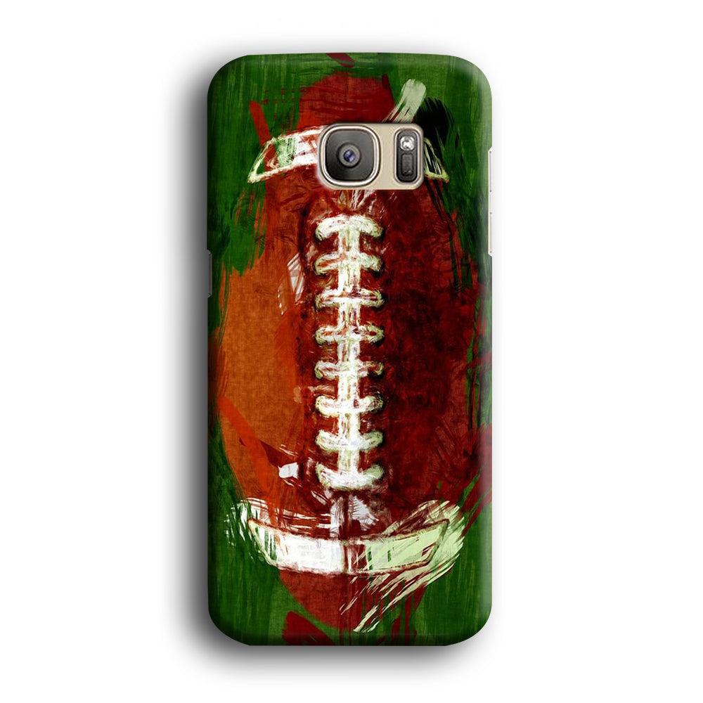 NFL American Football Art Samsung Galaxy S7 Edge Case-Plastic / Full Wrap (3D Case)-Xtracase
