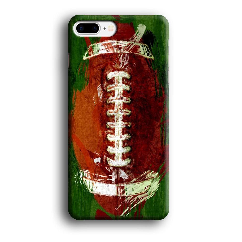 NFL American Football Art iPhone 8 Plus Case-Plastic / Full Wrap (3D Case)-Xtracase