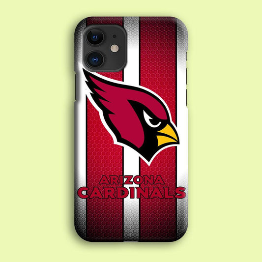 NFL Arizona Cardinals 001 iPhone 12 Case-Plastic / Full Wrap (3D Case)-Xtracase
