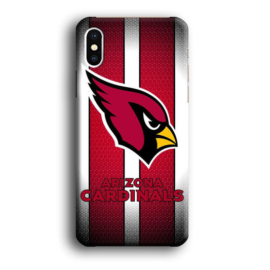 NFL Arizona Cardinals 001 iPhone Xs Case-Plastic / Full Wrap (3D Case)-Xtracase