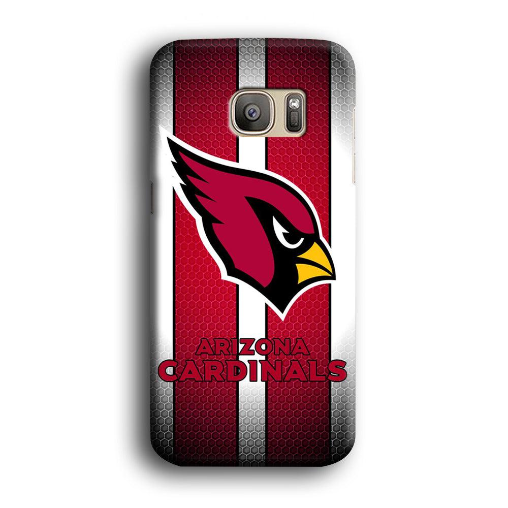 NFL Arizona Cardinals 001 Samsung Galaxy S7 Edge Case-Plastic / Full Wrap (3D Case)-Xtracase