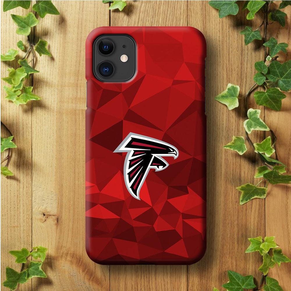 NFL Atlanta Falcons 001 iPhone 11 Case-Plastic / Full Wrap (3D Case)-Xtracase