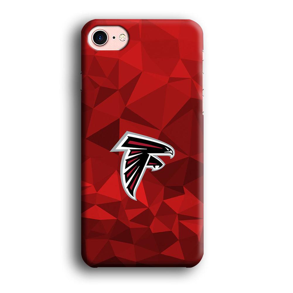 NFL Atlanta Falcons 001 iPhone SE 2020 Case-Plastic / Full Wrap (3D Case)-Xtracase