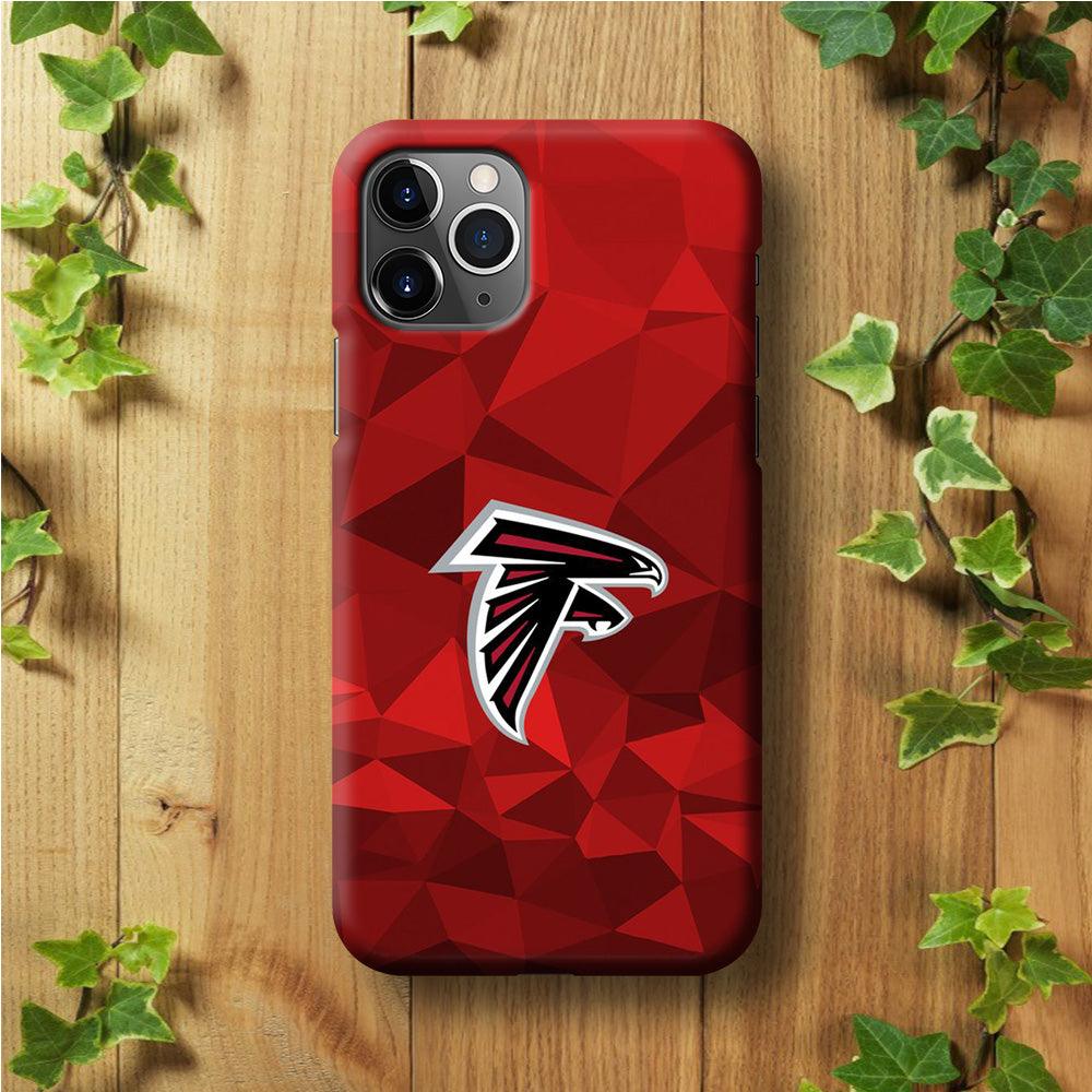 NFL Atlanta Falcons 001 iPhone 11 Pro Max Case-Plastic / Full Wrap (3D Case)-Xtracase