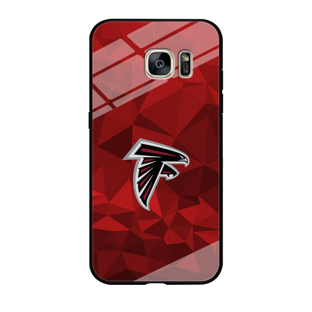 NFL Atlanta Falcons 001 Samsung Galaxy S7 Edge Case-Tempered Glass Case-Xtracase