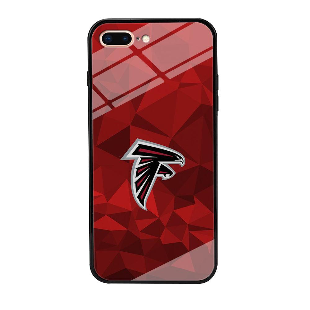 NFL Atlanta Falcons 001 iPhone 8 Plus Case-Tempered Glass Case-Xtracase