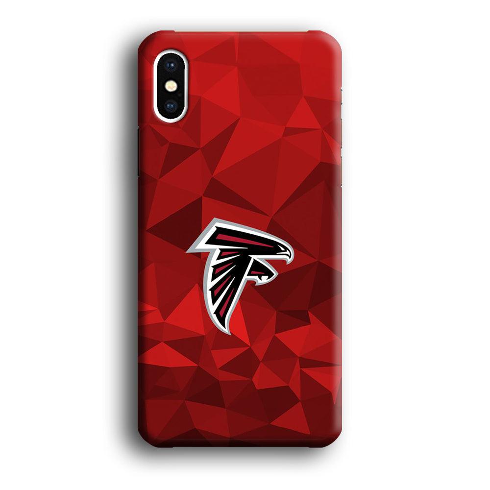 NFL Atlanta Falcons 001 iPhone Xs Case-Plastic / Full Wrap (3D Case)-Xtracase