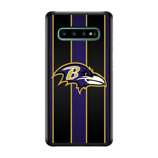 NFL Baltimore Ravens 001 Samsung Galaxy S10 Plus Case-Plastic / Full Wrap (3D Case)-Xtracase