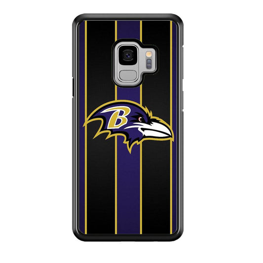 NFL Baltimore Ravens 001 Samsung Galaxy S9 Case-Plastic / Full Wrap (3D Case)-Xtracase