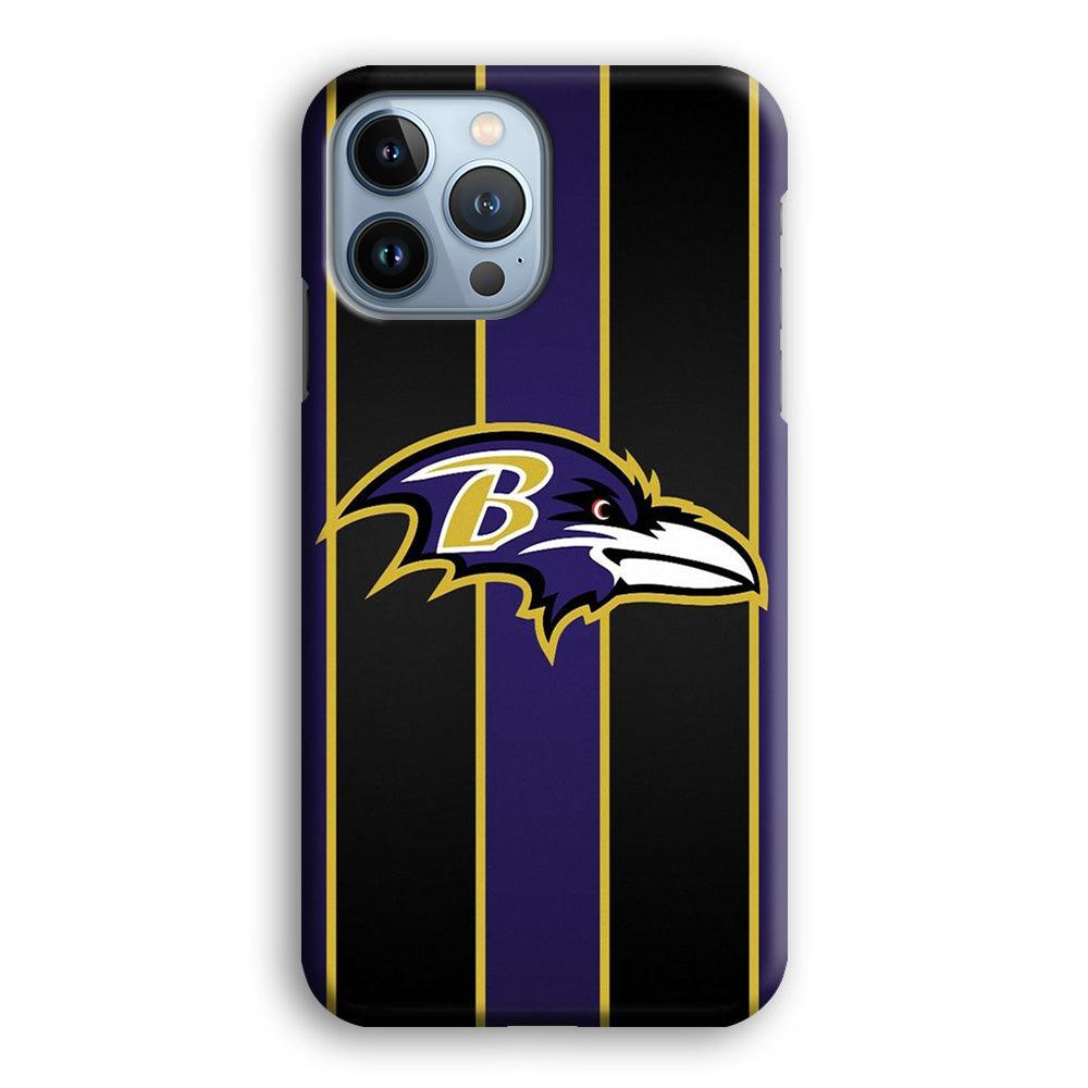 NFL Baltimore Ravens 001 iPhone 13 Pro Case-Plastic / Full Wrap (3D Case)-Xtracase