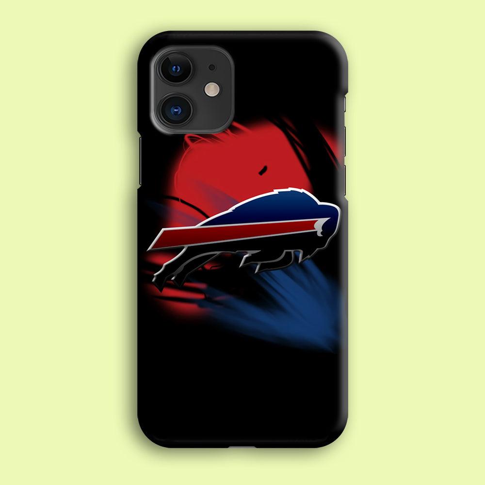 NFL Buffalo Bills 001 iPhone 12 Mini Case-Plastic / Full Wrap (3D Case)-Xtracase