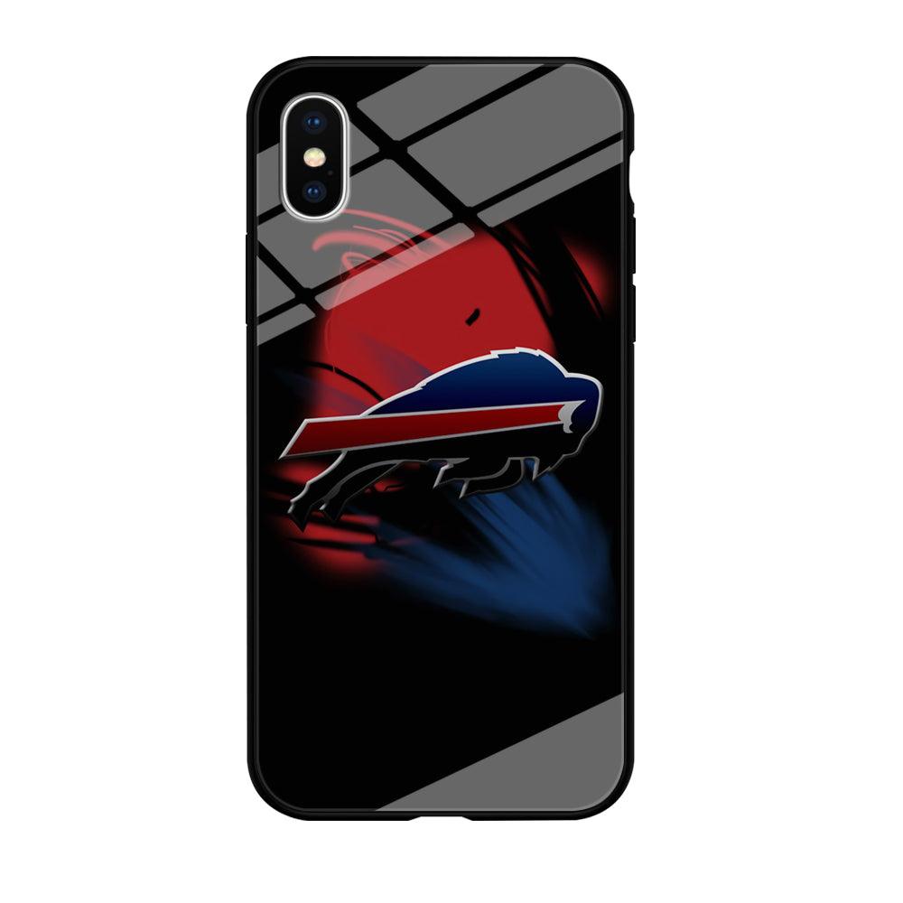NFL Buffalo Bills 001 iPhone X Case-Tempered Glass Case-Xtracase