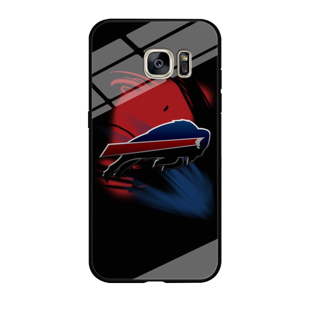 NFL Buffalo Bills 001 Samsung Galaxy S7 Edge Case-Tempered Glass Case-Xtracase