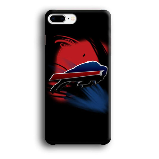 NFL Buffalo Bills 001 iPhone 8 Plus Case-Plastic / Full Wrap (3D Case)-Xtracase