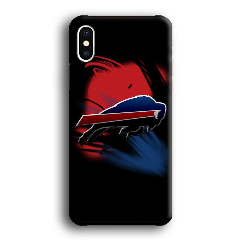 NFL Buffalo Bills 001 iPhone X Case-Plastic / Full Wrap (3D Case)-Xtracase