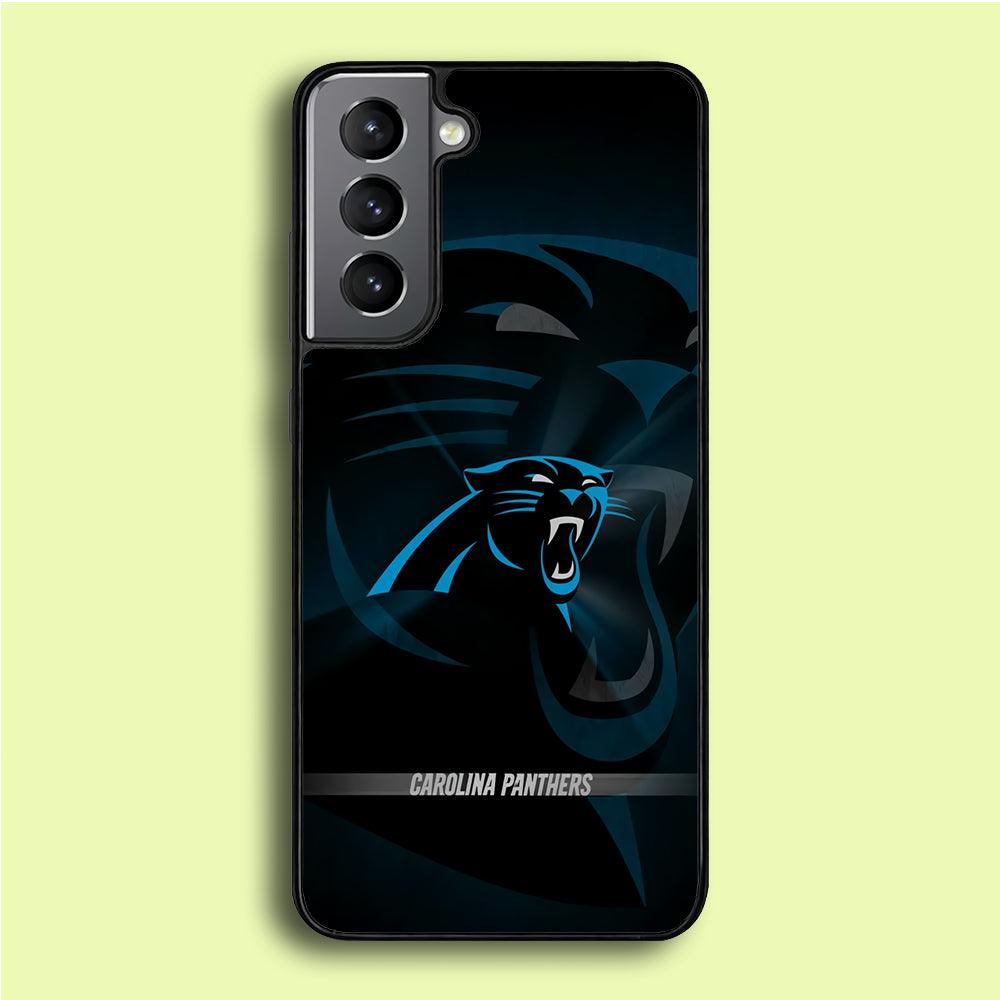 NFL Carolina Panthers 001 Samsung Galaxy A16 Case-Rubber / Black (2D Case)-Xtracase