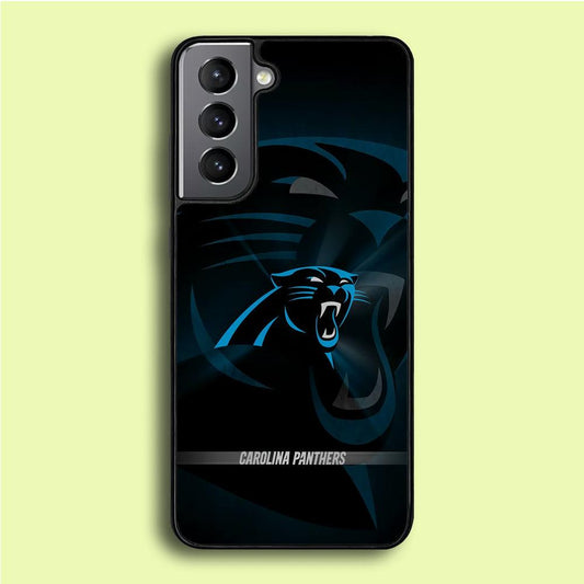 NFL Carolina Panthers 001 Samsung Galaxy A16 Case-Rubber / Black (2D Case)-Xtracase