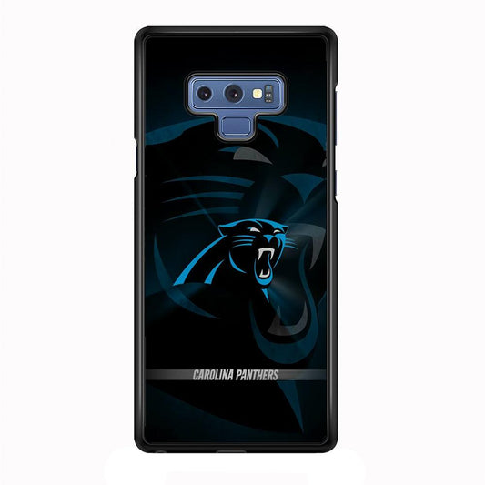 NFL Carolina Panthers 001 Samsung Galaxy Note 9 Case-Plastic / Full Wrap (3D Case)-Xtracase