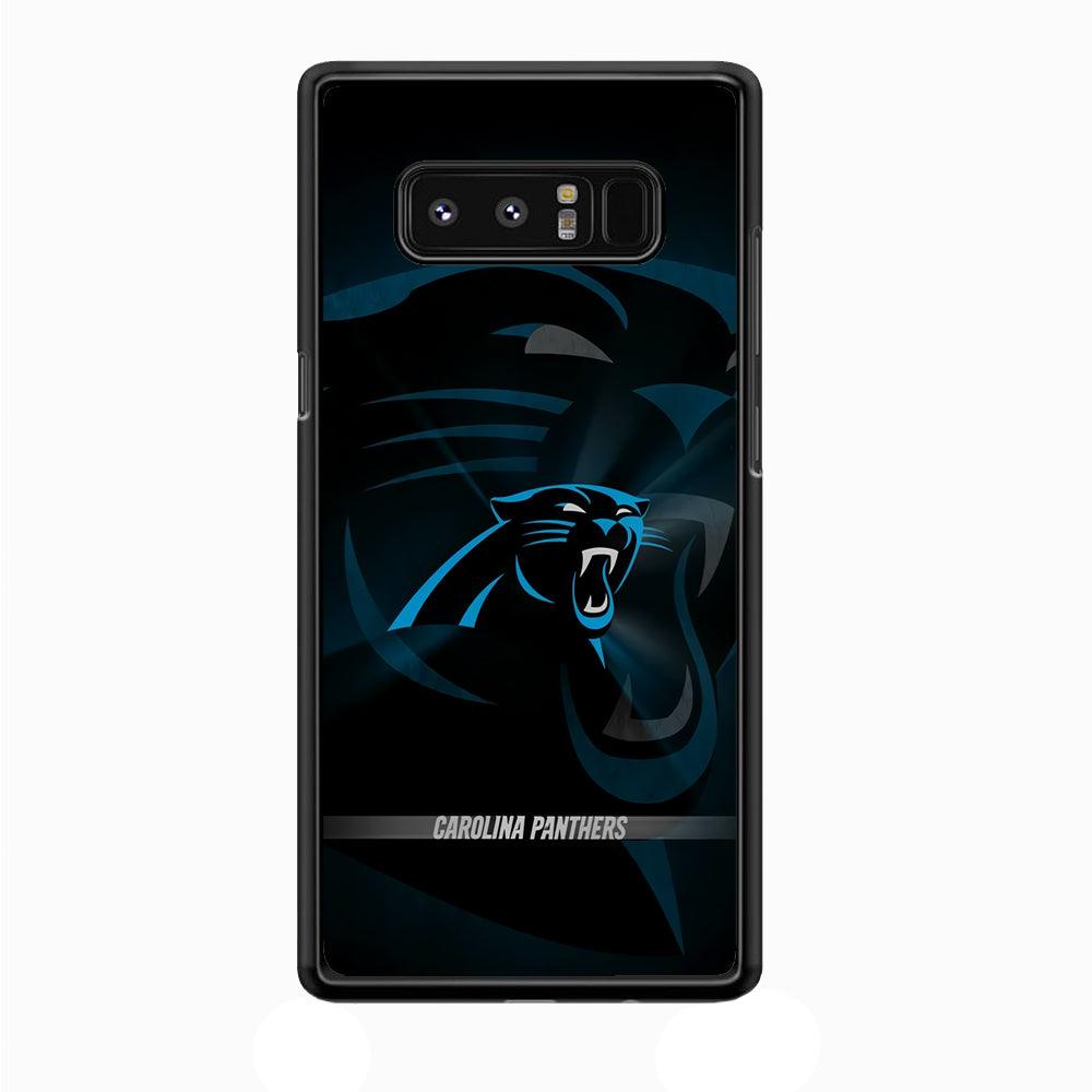 NFL Carolina Panthers 001 Samsung Galaxy Note 8 Case-Plastic / Full Wrap (3D Case)-Xtracase
