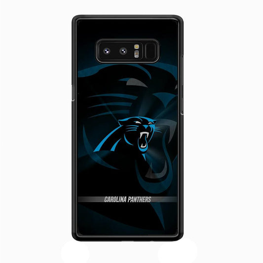 NFL Carolina Panthers 001 Samsung Galaxy Note 8 Case-Plastic / Full Wrap (3D Case)-Xtracase