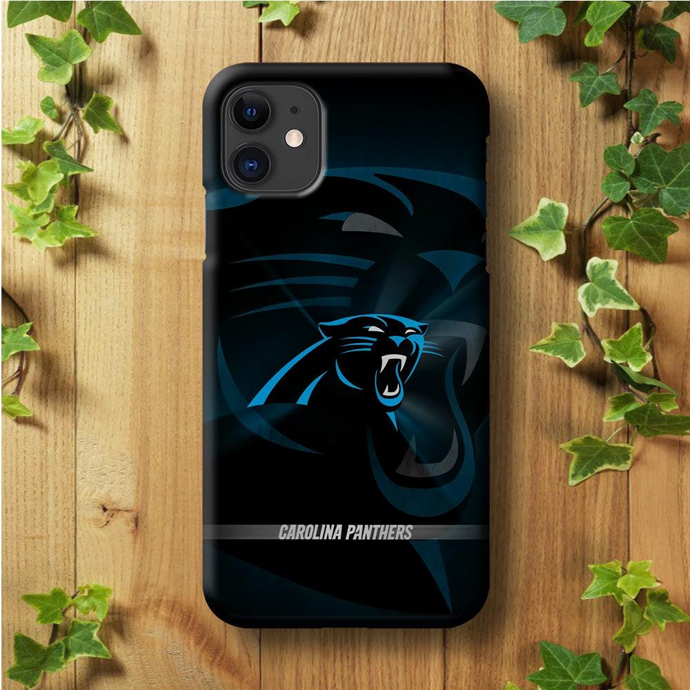 NFL Carolina Panthers 001 iPhone 11 Case-Plastic / Full Wrap (3D Case)-Xtracase