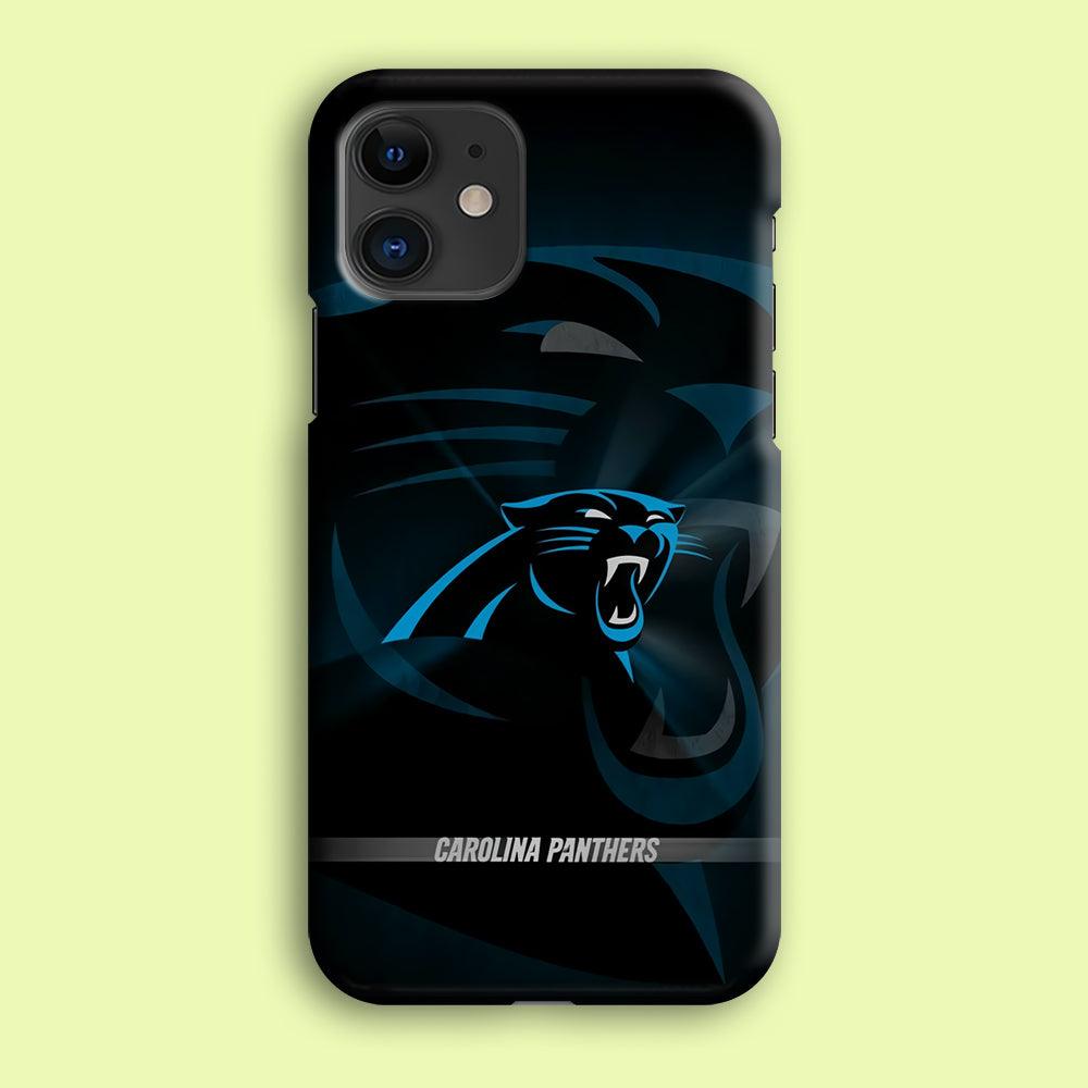 NFL Carolina Panthers 001 iPhone 12 Case-Plastic / Full Wrap (3D Case)-Xtracase