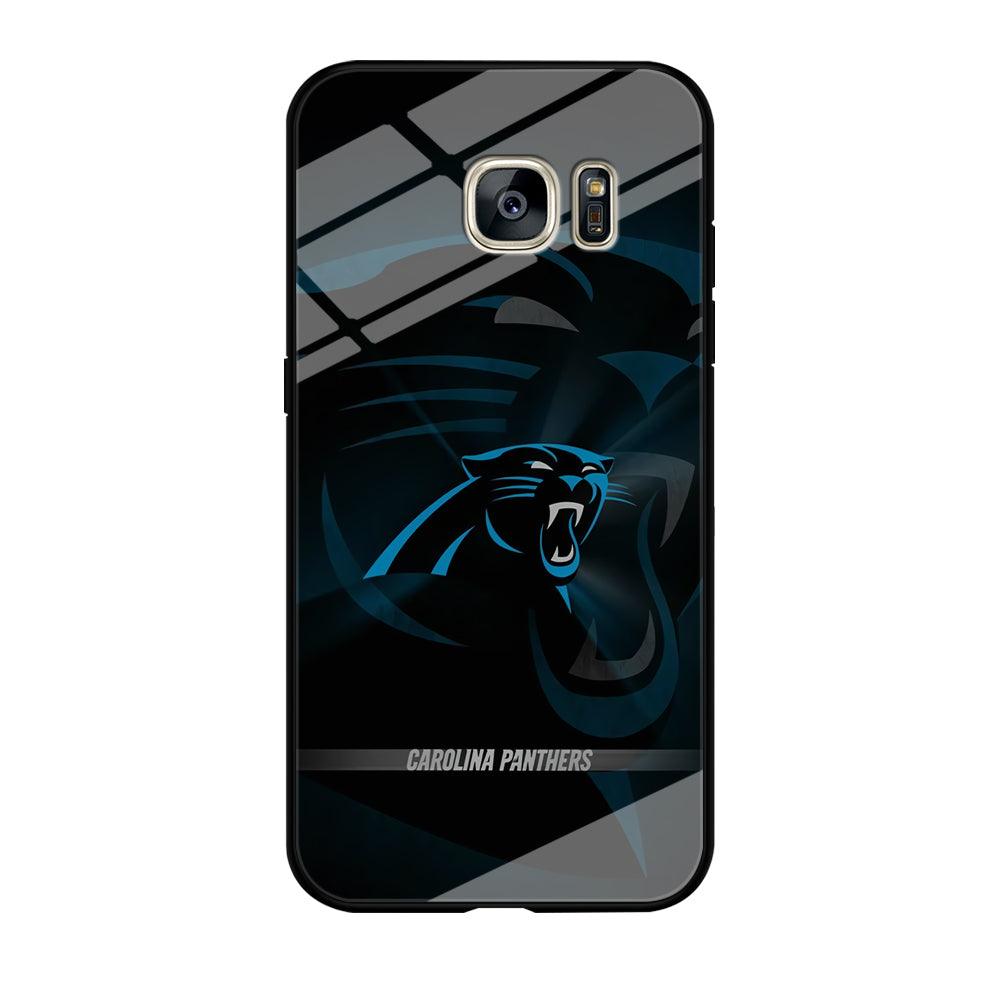 NFL Carolina Panthers 001 Samsung Galaxy S7 Edge Case-Tempered Glass Case-Xtracase
