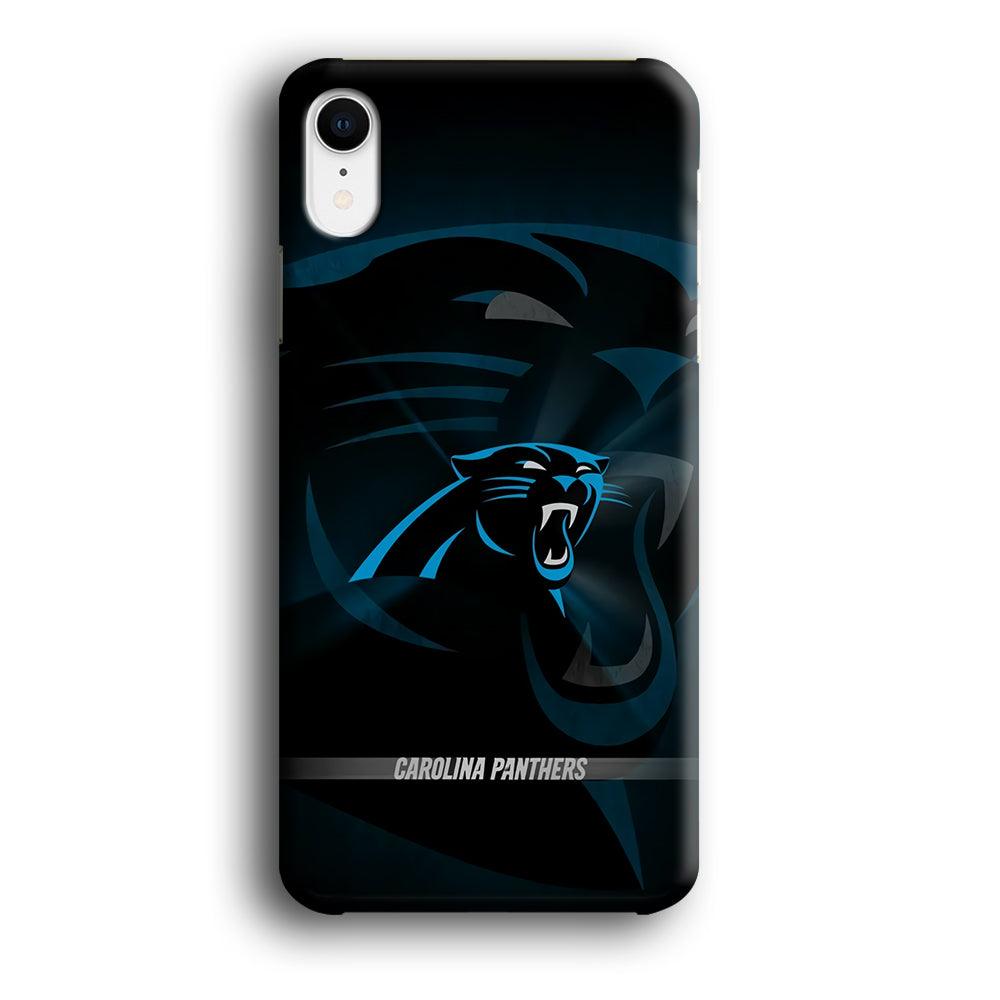 NFL Carolina Panthers 001 iPhone XR Case-Plastic / Full Wrap (3D Case)-Xtracase
