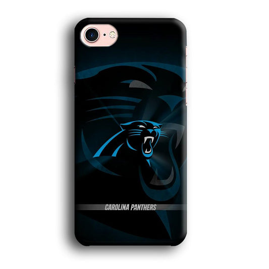 NFL Carolina Panthers 001 iPhone 8 Case-Plastic / Full Wrap (3D Case)-Xtracase
