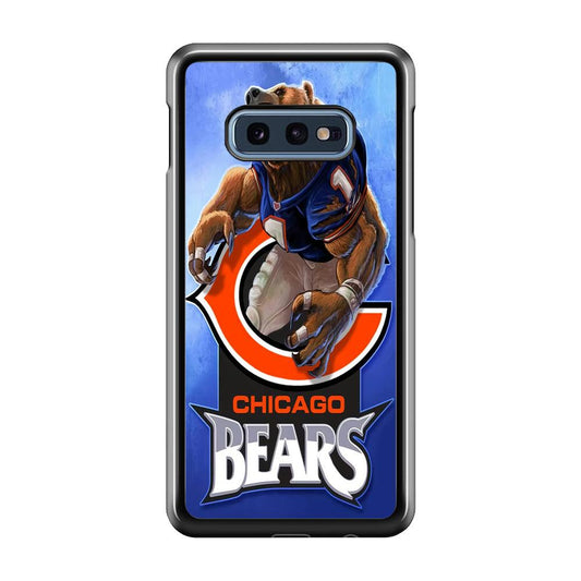 NFL Chicago Bears 001 Samsung Galaxy S10E Case-Plastic / Full Wrap (3D Case)-Xtracase