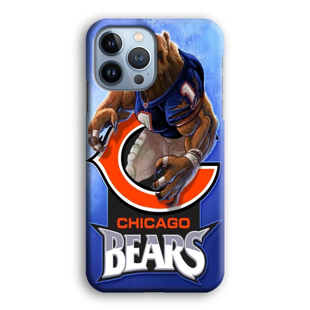 NFL Chicago Bears 001 iPhone 13 Pro Max Case-Plastic / Full Wrap (3D Case)-Xtracase