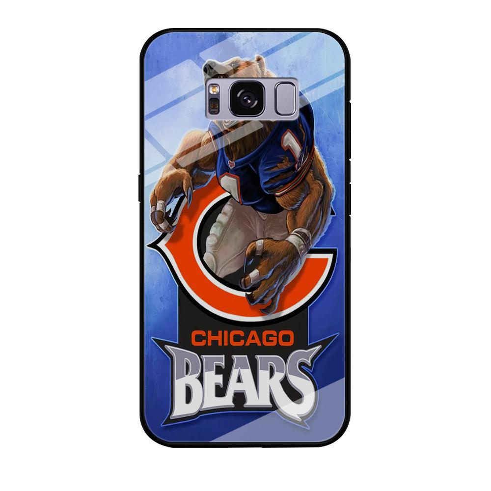 NFL Chicago Bears 001 Samsung Galaxy S8 Plus Case-Tempered Glass Case-Xtracase