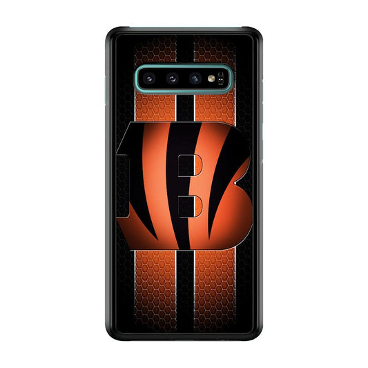 NFL Cincinnati Bengals 001 Samsung Galaxy S10 Case-Plastic / Full Wrap (3D Case)-Xtracase