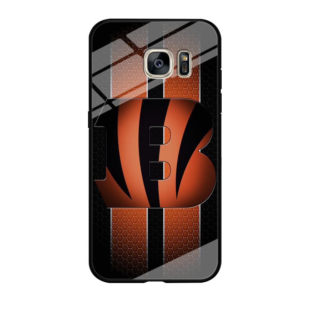 NFL Cincinnati Bengals 001 Samsung Galaxy S7 Edge Case-Tempered Glass Case-Xtracase