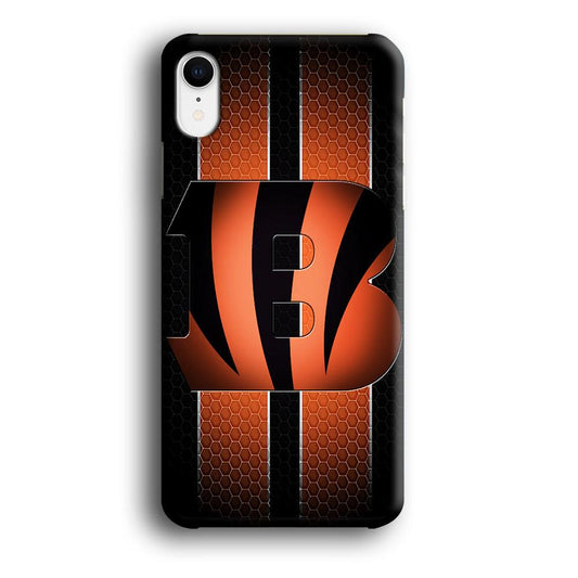 NFL Cincinnati Bengals 001 iPhone XR Case-Plastic / Full Wrap (3D Case)-Xtracase