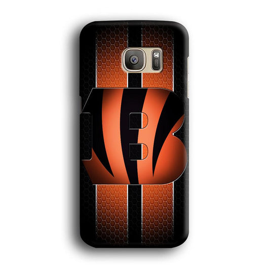 NFL Cincinnati Bengals 001 Samsung Galaxy S7 Edge Case-Plastic / Full Wrap (3D Case)-Xtracase