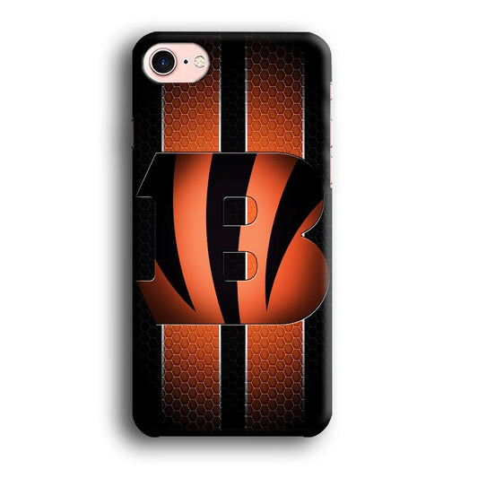 NFL Cincinnati Bengals 001 iPhone 8 Case-Plastic / Full Wrap (3D Case)-Xtracase