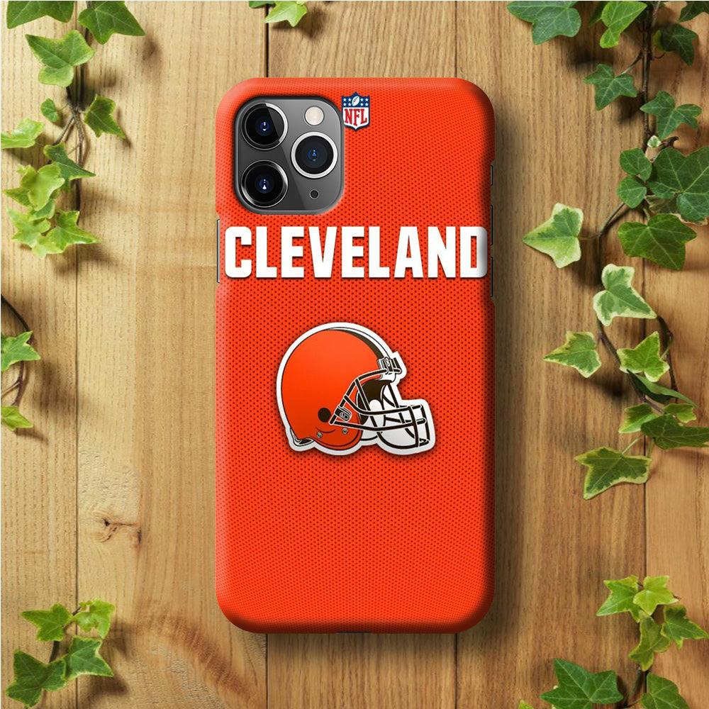 NFL Cleveland Browns 001 iPhone 11 Pro Max Case-Plastic / Full Wrap (3D Case)-Xtracase