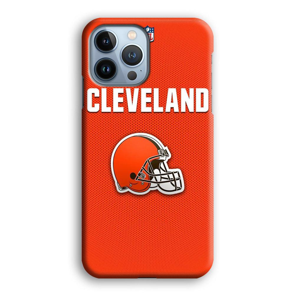 NFL Cleveland Browns 001 iPhone 13 Pro Case-Plastic / Full Wrap (3D Case)-Xtracase