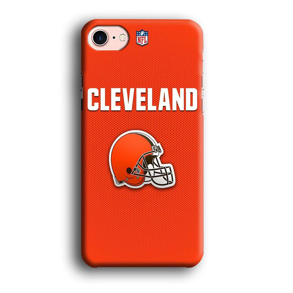 NFL Cleveland Browns 001 iPhone SE 2020 Case-Plastic / Full Wrap (3D Case)-Xtracase