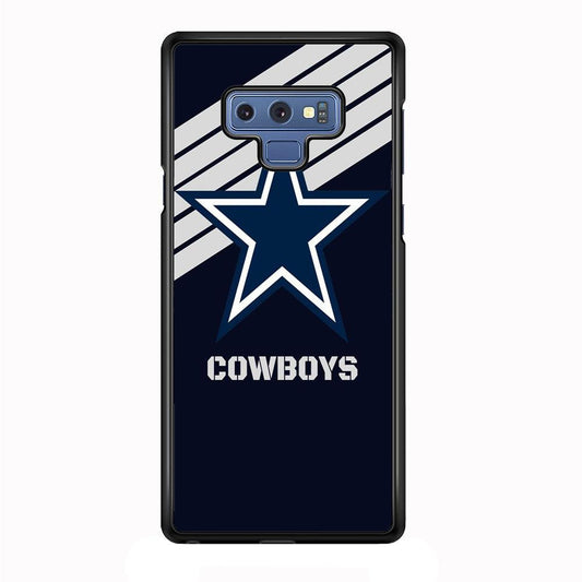 NFL Dallas Cowboys 001 Samsung Galaxy Note 9 Case-Plastic / Full Wrap (3D Case)-Xtracase