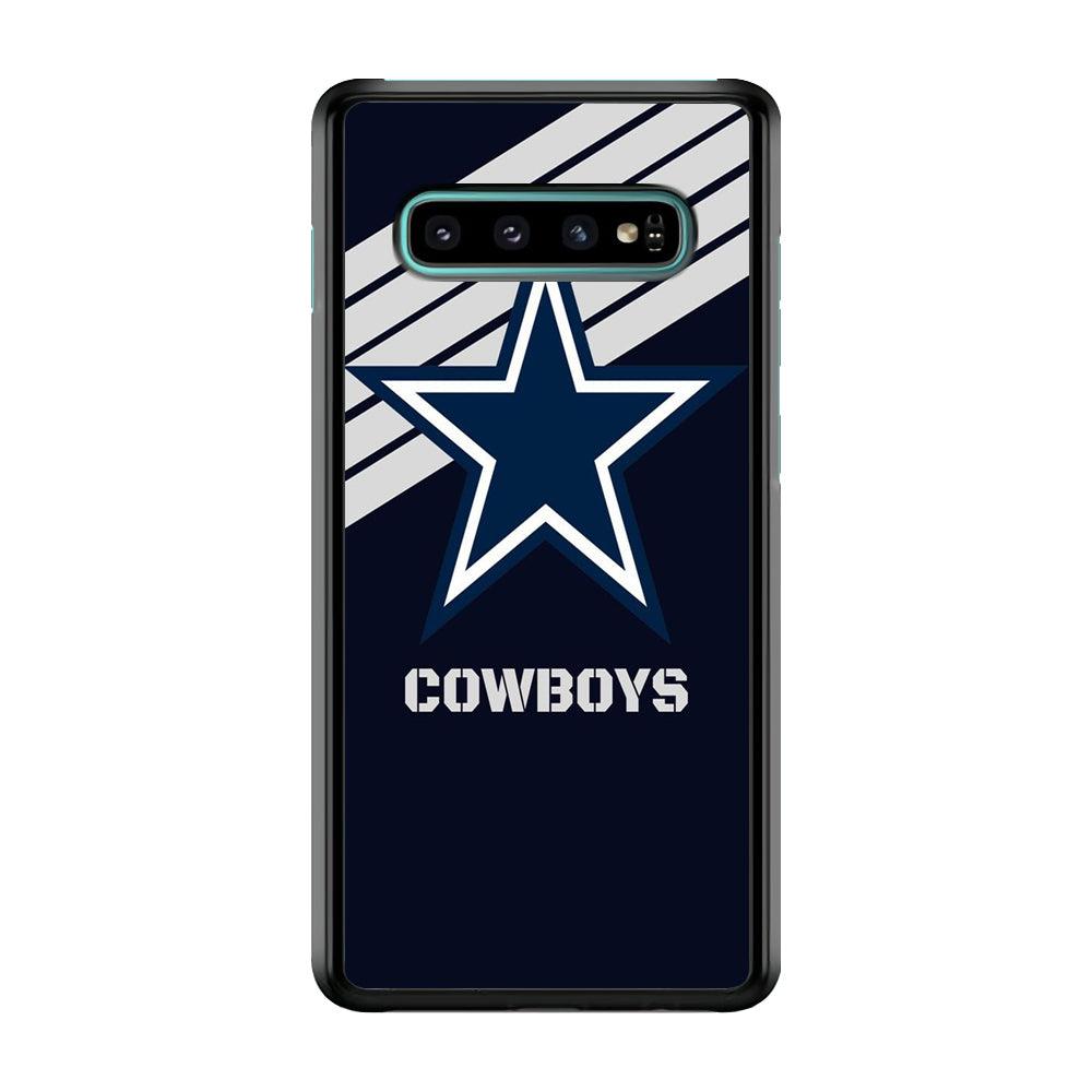NFL Dallas Cowboys 001 Samsung Galaxy S10 Plus Case-Plastic / Full Wrap (3D Case)-Xtracase
