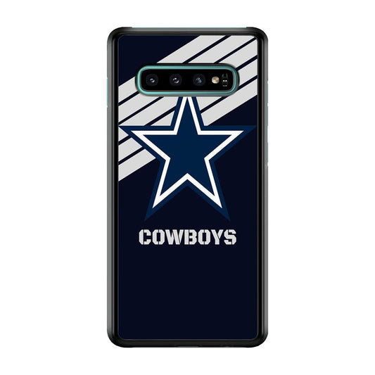 NFL Dallas Cowboys 001 Samsung Galaxy S10 Plus Case-Plastic / Full Wrap (3D Case)-Xtracase