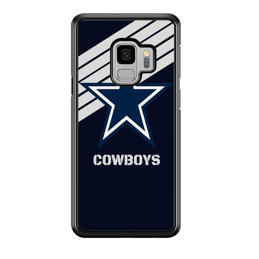 NFL Dallas Cowboys 001 Samsung Galaxy S9 Case-Plastic / Full Wrap (3D Case)-Xtracase