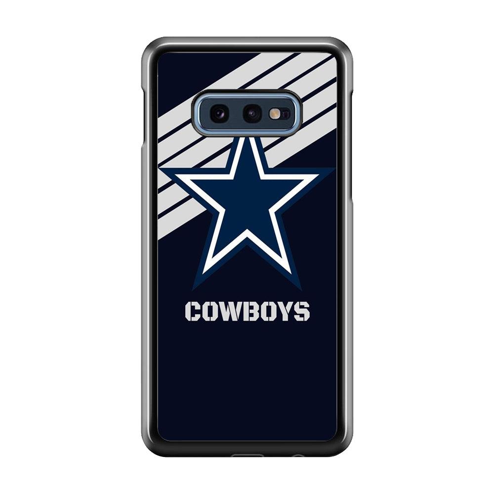 NFL Dallas Cowboys 001 Samsung Galaxy S10E Case-Plastic / Full Wrap (3D Case)-Xtracase