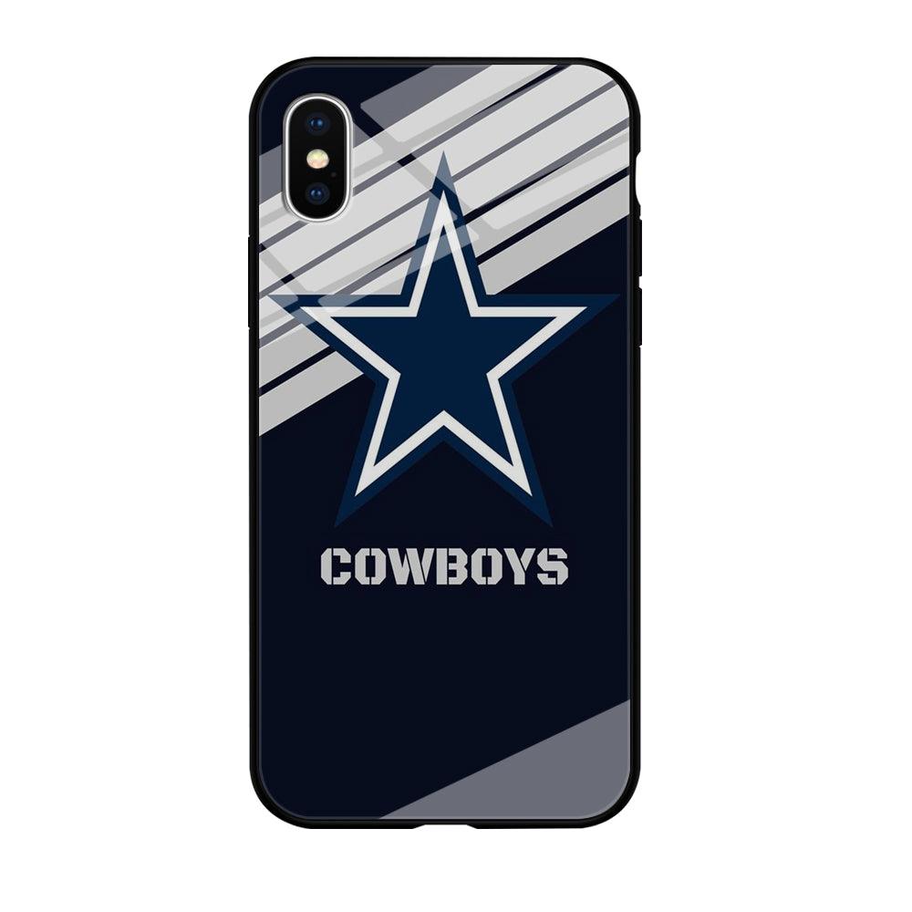 NFL Dallas Cowboys 001 iPhone Xs Case-Tempered Glass Case-Xtracase